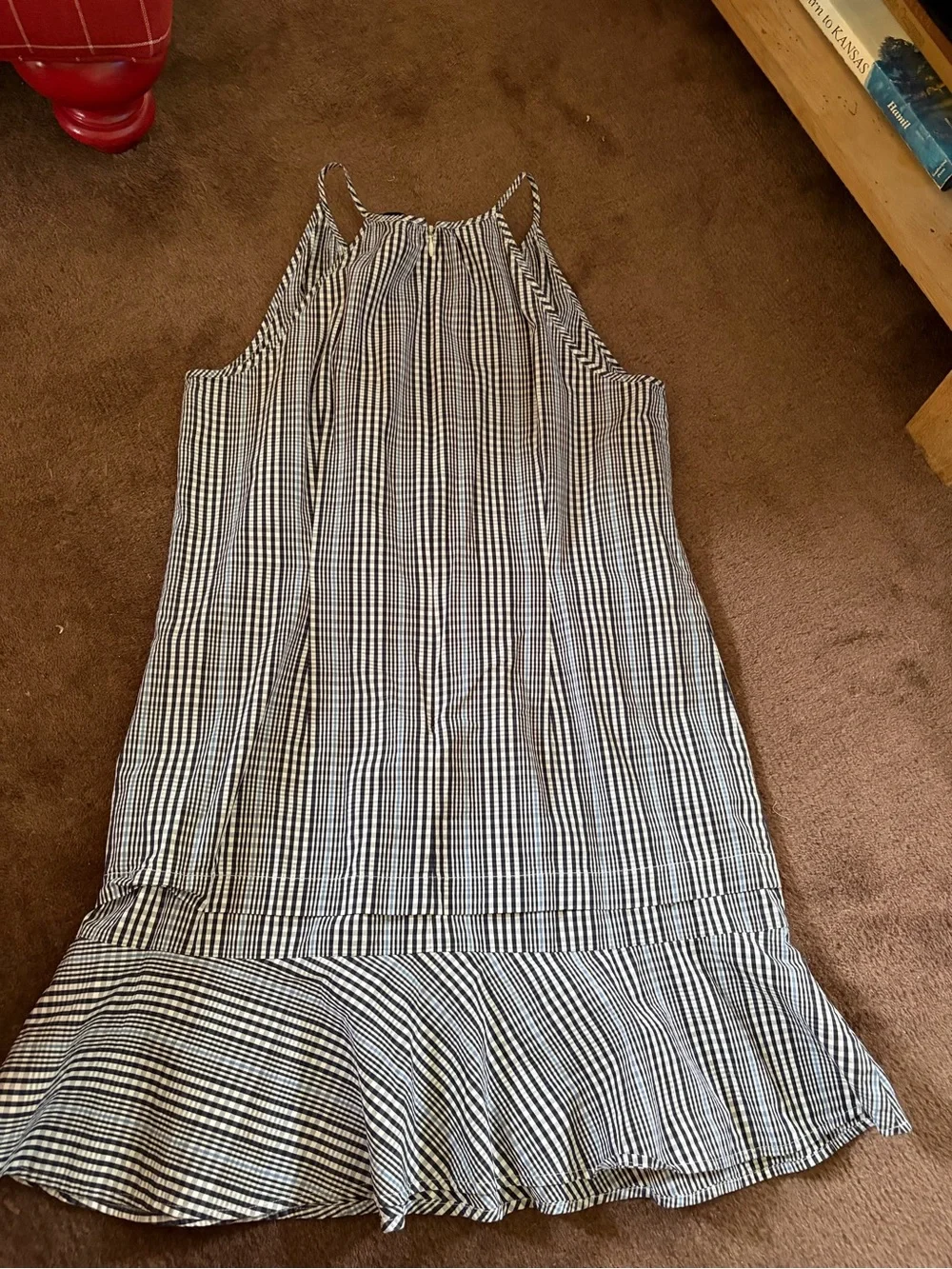 Cotton drop waist mini
